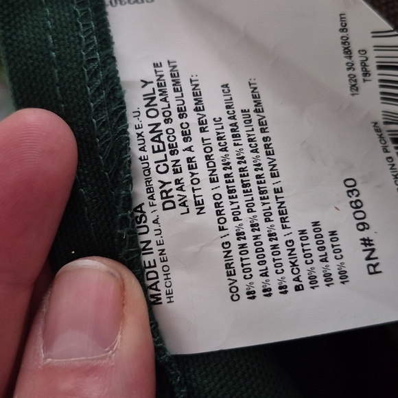 Source Unknown Pug Christmas Stocking - Green and Red UsA - Picture 4 of 4